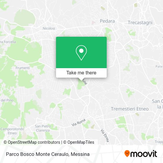 Parco Bosco Monte Ceraulo map