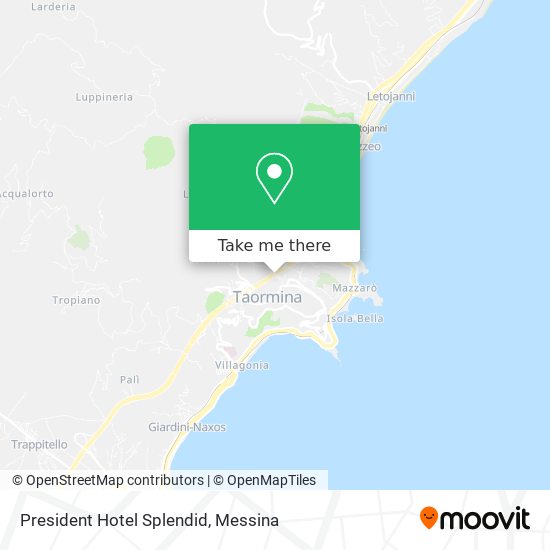 President Hotel Splendid map