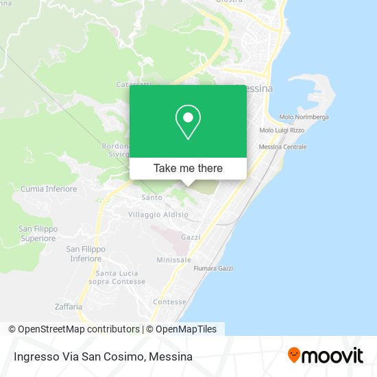 Ingresso Via San Cosimo map