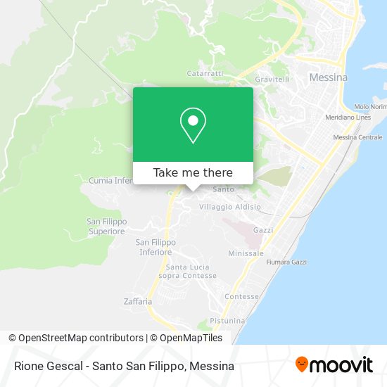 Rione Gescal - Santo San Filippo map