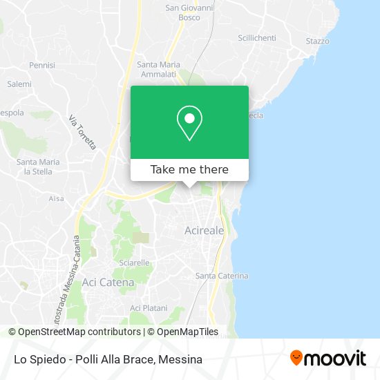 Lo Spiedo - Polli Alla Brace map