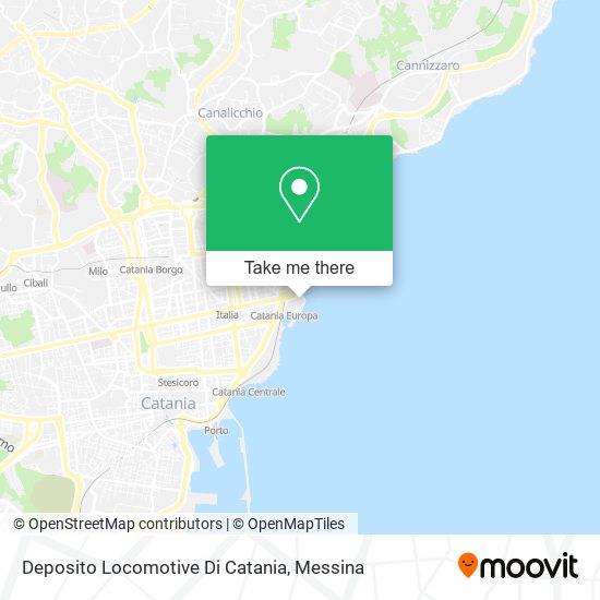 Deposito Locomotive Di Catania map