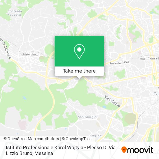 Istituto Professionale Karol Wojtyla - Plesso Di Via Lizzio Bruno map