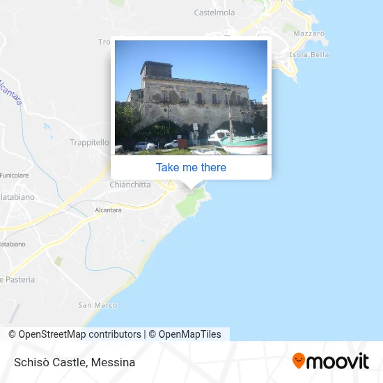 Schisò Castle map