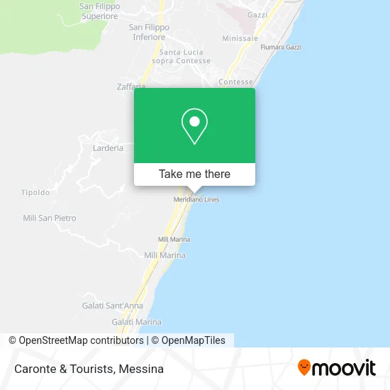 Caronte & Tourists map