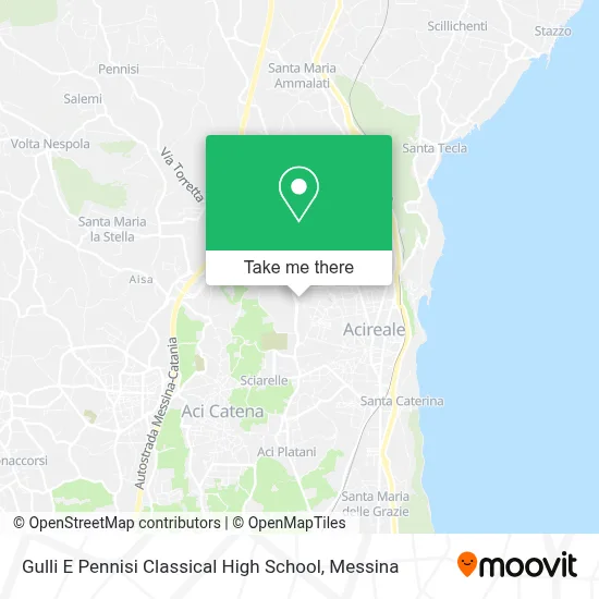 Gulli E Pennisi Classical High School map