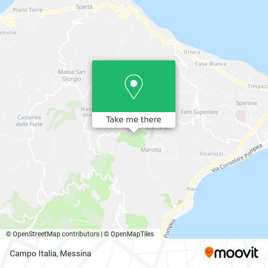Campo Italia map