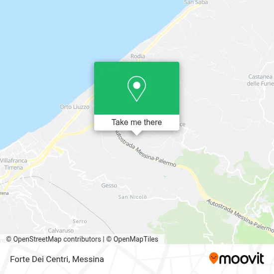 Forte Dei Centri map
