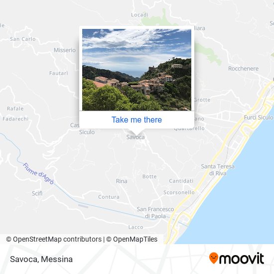 Savoca map