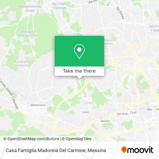 Casa Famiglia Madonna Del Carmine map