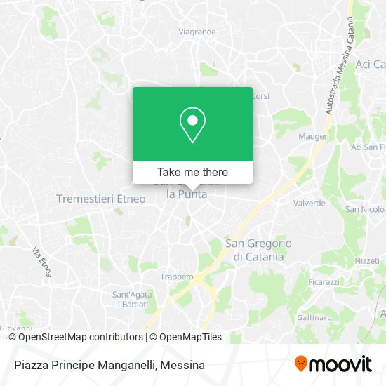Piazza Principe Manganelli map