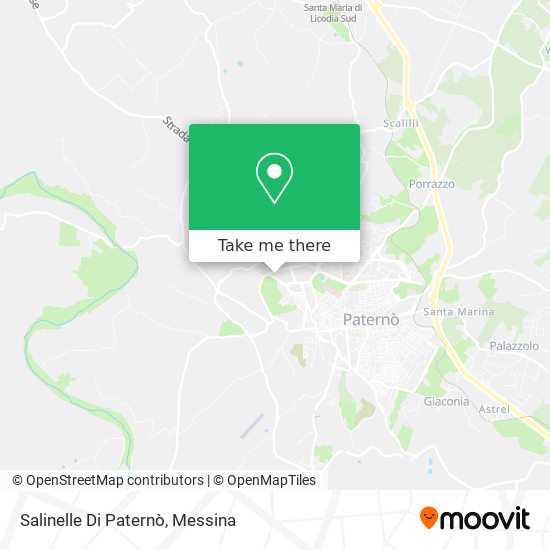 Salinelle Di Paternò map