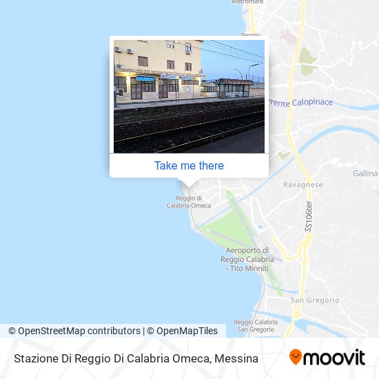 Stazione Di Reggio Di Calabria Omeca map