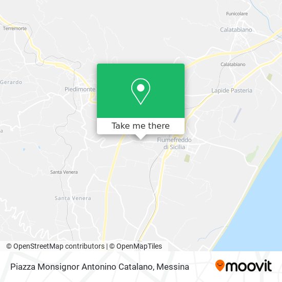 Piazza Monsignor Antonino Catalano map