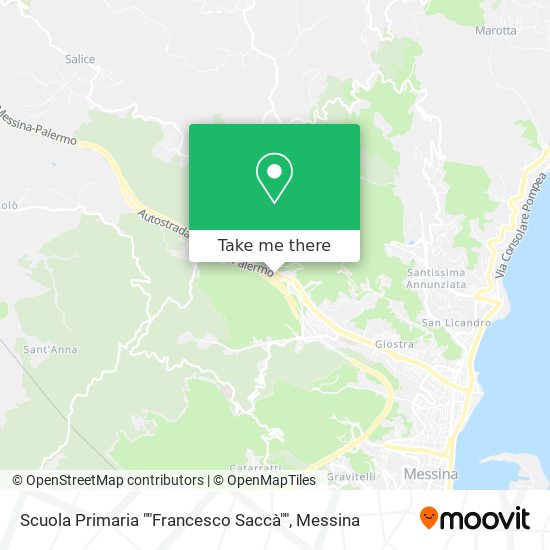 Scuola Primaria ""Francesco Saccà"" map