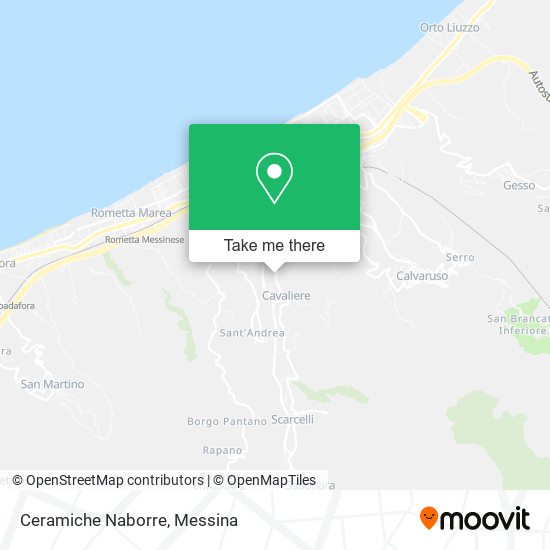 Ceramiche Naborre map