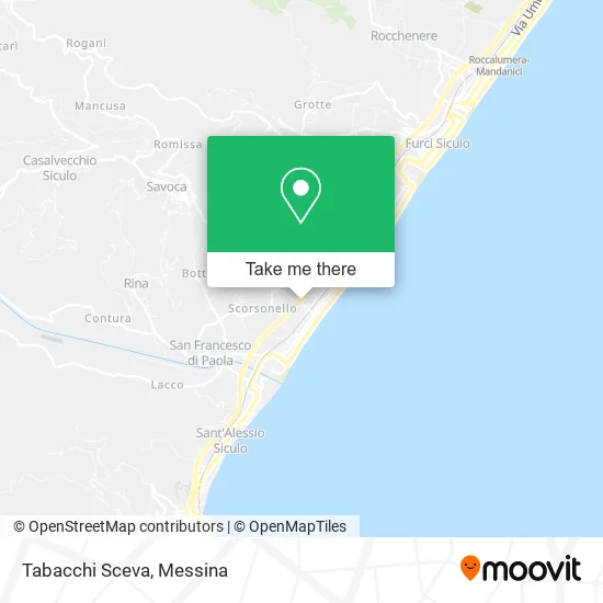 Sceva Tobacco Shop map