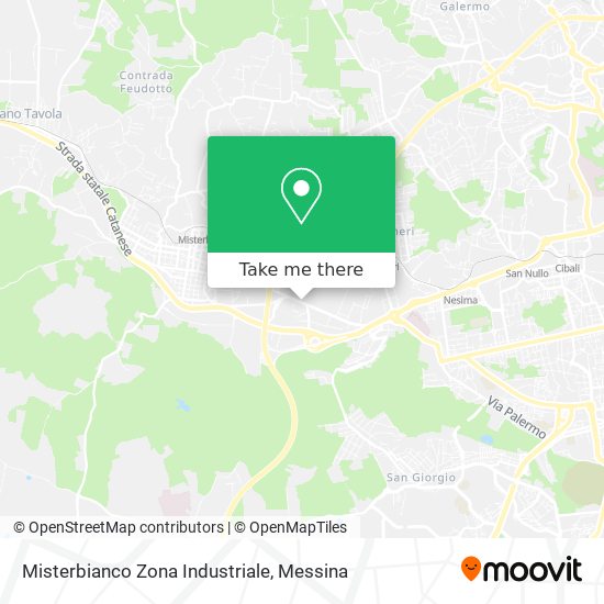 Misterbianco Zona Industriale map