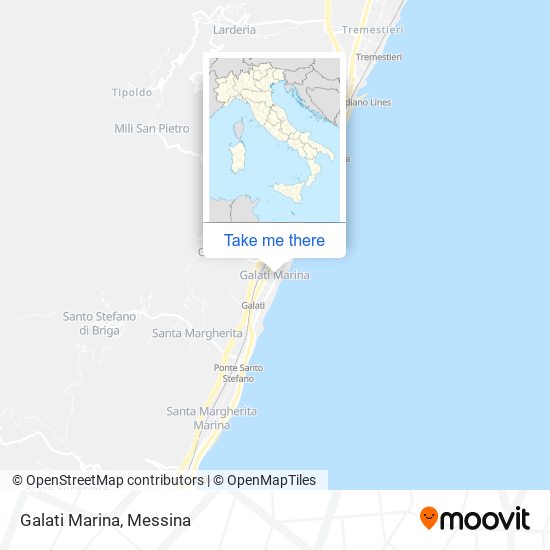 Galati Marina map