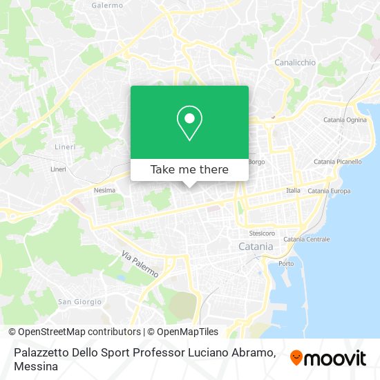 Palazzetto Dello Sport Professor Luciano Abramo map