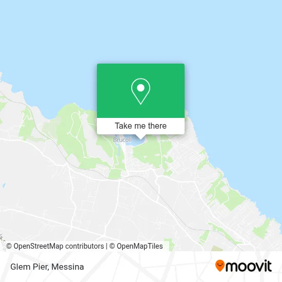 Glem Pier map