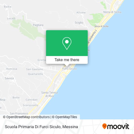 Scuola Primaria Di Furci Siculo map