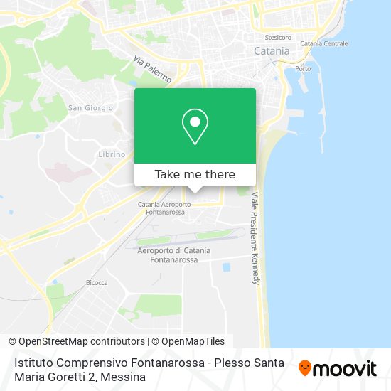 Istituto Comprensivo Fontanarossa - Plesso Santa Maria Goretti 2 map