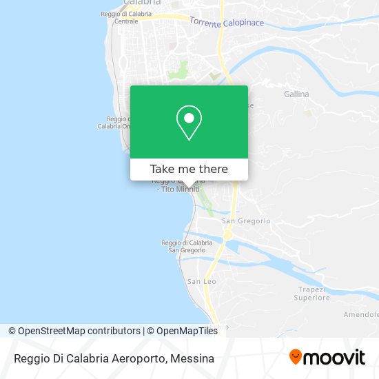 Reggio Di Calabria Aeroporto map