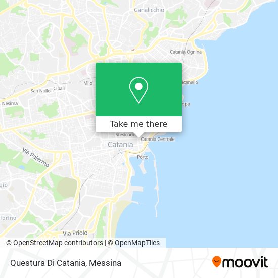 Questura Di Catania map