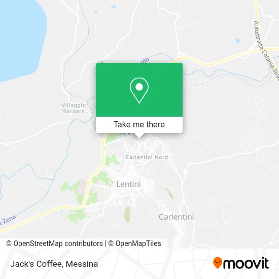 Jack's Coffee map