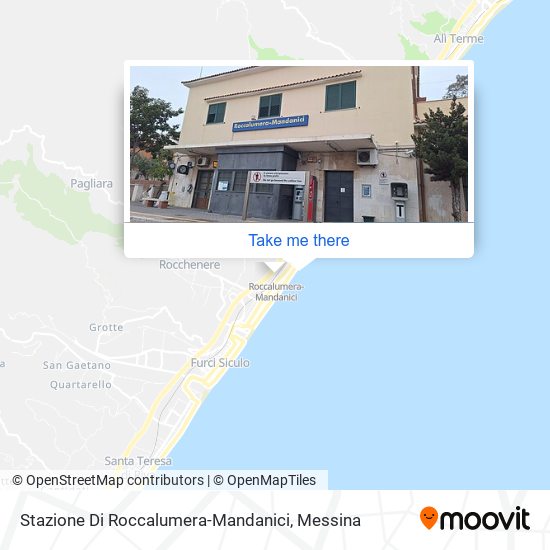 Stazione Di Roccalumera-Mandanici map