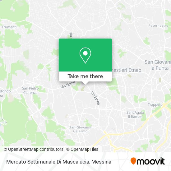 Mercato Settimanale Di Mascalucia map