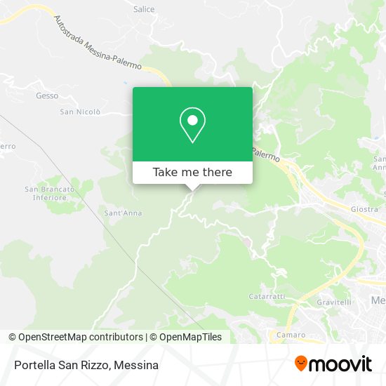 Portella San Rizzo map