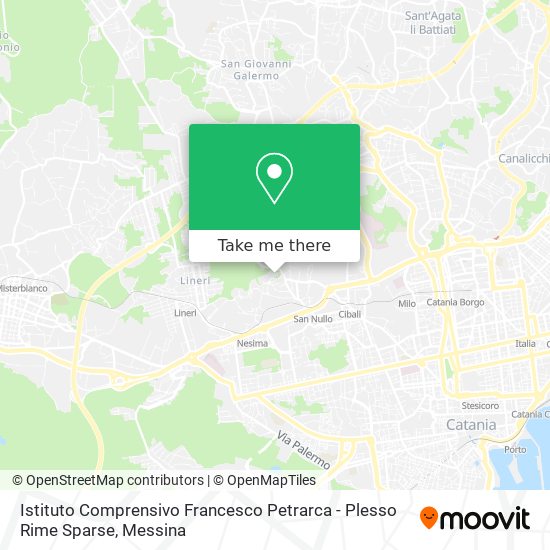 Istituto Comprensivo Francesco Petrarca - Plesso Rime Sparse map