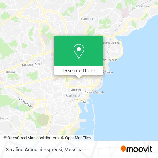 Serafino Arancini Espressi map