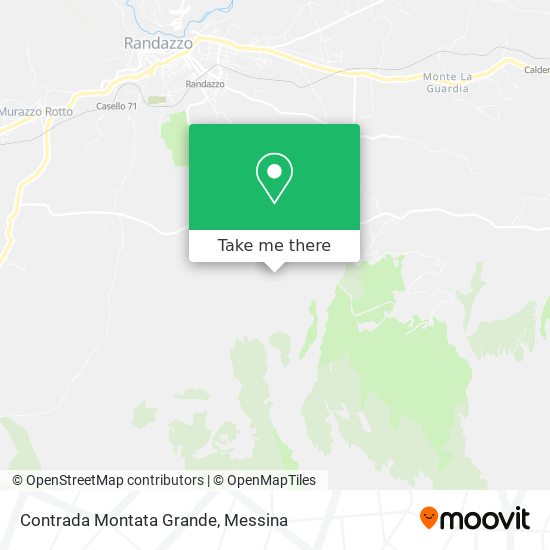 Contrada Montata Grande map
