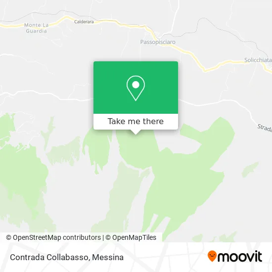 Contrada Collabasso map