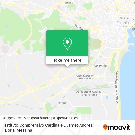 Istituto Comprensivo Cardinale Dusmet-Andrea Doria map