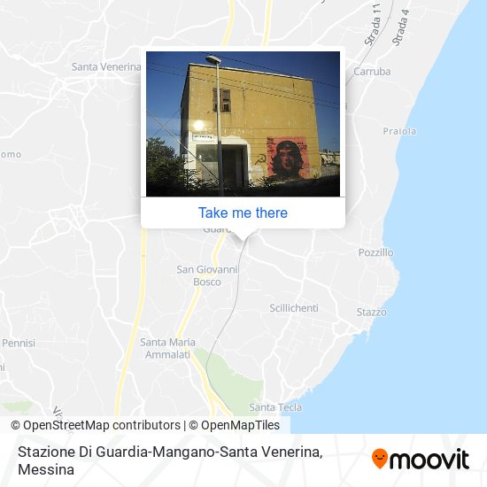 Stazione Di Guardia-Mangano-Santa Venerina map