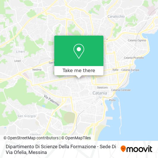 Dipartimento Di Scienze Della Formazione - Sede Di Via Ofelia map