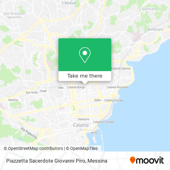 Piazzetta Sacerdote Giovanni Piro map