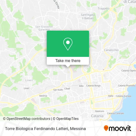 Biological Tower Ferdinando Latteri map