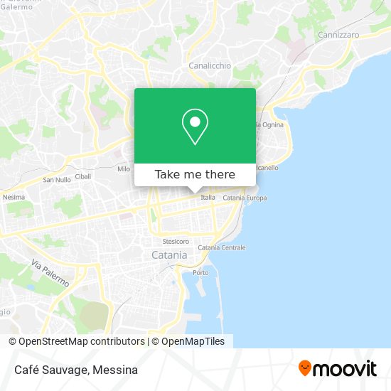 Café Sauvage map