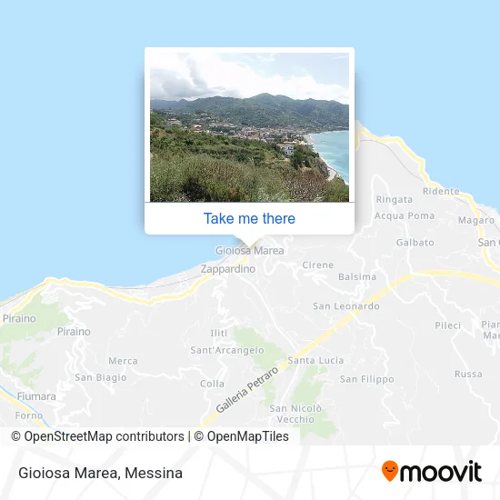 Gioiosa Marea map