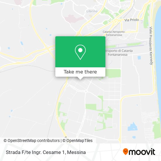 Strada F/te Ingr. Cesame 1 map