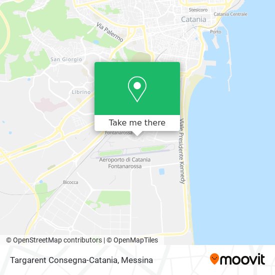 Targarent Consegna-Catania map