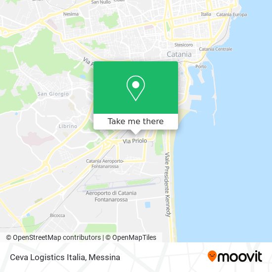 Ceva Logistics Italia map