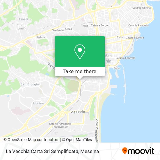 La Vecchia Carta Srl Semplificata map