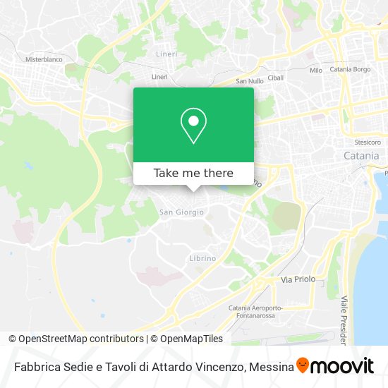 Fabbrica Sedie e Tavoli di Attardo Vincenzo map