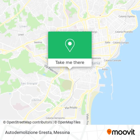 Autodemolizione Gresta map